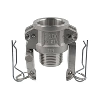 Female coupling with male thread, type BL