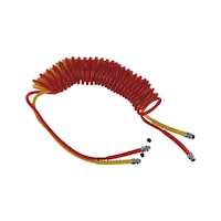 Tubo flessibile a spirale in PUR Doppio tubo flessibile DUO