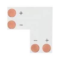 Contatto ad L per bobine a LED