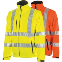 High-visibility softshell jacket