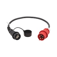 Adapter Voor mobiel laadstation modus 2 type 2 UNI