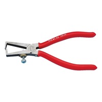 Wire stripping pliers, adjustable