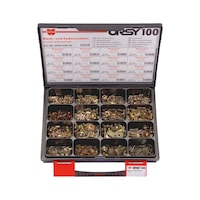 Sheet metal/spring nut assortment