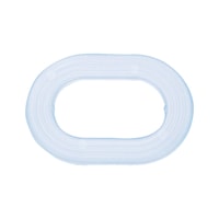 Rondelle en plastique Pour œillet ovale