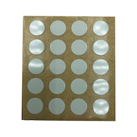 Assortment of self-adhesive caps