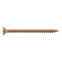 Double Bugle Head Screw, Steel, Zinc Plated Yellow, Fine Thread, Collated, Type H Steel, Zinc Plated Yellow, Fine Thread, Collated, Type H