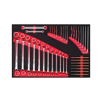 Double ring/Allen key set 38 pieces