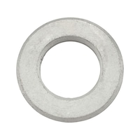 Washer for high-strength screw connections (12.9/12) WN 7090, 380 HV steel with silver zinc-flake coating