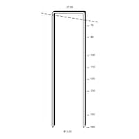 Agrafe, acier inoxydable A2, série WP