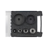 Kuru sistem karot ucu, elmas, M14, set