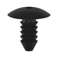 Yucool 60 Clip Fermo Cofano Auto In Plastica - Kit Universale Di Fissaggio Per Pannelli E Aste, Nero E Bianco
