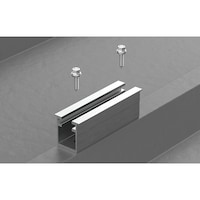 Trapezoidal sheet metal rail short PLUS