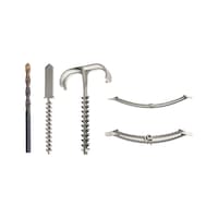 Flush-mounted installation set 277 pieces