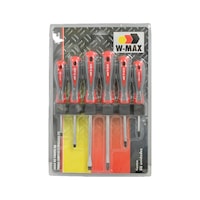 Screwdriver set PH/slotted 6 pcs W-MAX