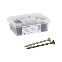 Terassiruuvi, AISI 410, iso uppokanta, TX