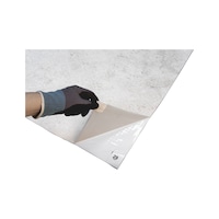 Adhesive mat white