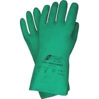 Chem. protective glove Nitras Green Barrier 3450
