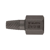 Internal extractor, hexagonal, short