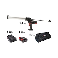 Akku Auspresspistole 18V M-Cube Set 5-teilig