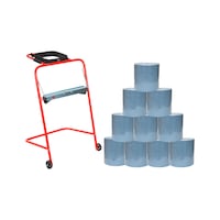 Kit di carta per pulizia blu