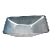 Galvanised wheelbarrow pan 90 L