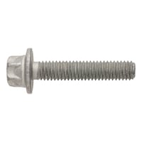 Flanged external hexalobular bolt DIN 34801, 8.8, silver zinc-flake coating, shape B, automotive