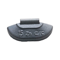 Zink balanceergewicht plastic gecoat voor ST velge