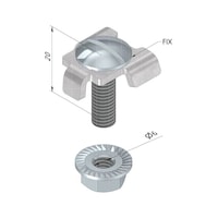 Draadgoot bevestigingsklem