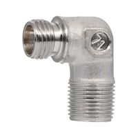 Perusliitin 90° kulma GL, AISI316, BSPT uk/putki