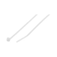 KBL MZ cable tie made of polyamide with metal tongue, natural