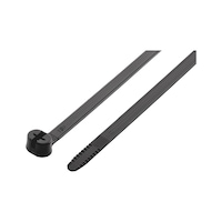KBL MZUV cable tie made of polyamide with metal tongue, UV-resistant, black