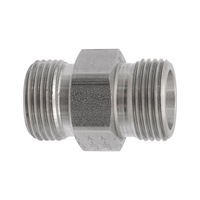 Straight connector coupler ES AISI316 pipe