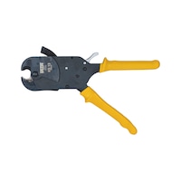 Ratcheting wire rope shears