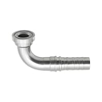 SAE 6000 taivutettu irtoliitin 90° CSFP90