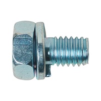JIS B1187 steel 7T zinc plated notched hex. head