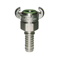 Kynsiliitin, letkuliitin, EKS, AISI 316