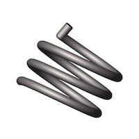 Retaining spring for MB 25 AK welding torches