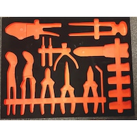 El aleti ürün gamı için boş çanta iç süngeri