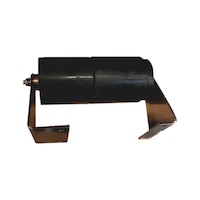 Support roll for wheel washing system