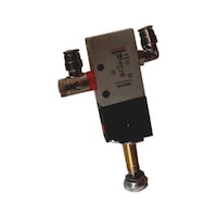 Valve for wheel washing system