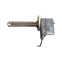Immersion heater for wheel washing system