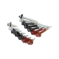 Kateruuvi, vaihtoruuvi sinkitty, kirkas tai maalattu