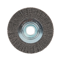 Wheel brush w. corrugated wire Klingspor BR 600 W