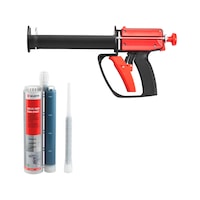 LOT MORTIER WITPE1000 120PCS + P MANUEL 120 MORTIERS CHIMIQUE WIT-PE 1000 (585 ML) 1 PISTOLET HANDYMAX 585 ML