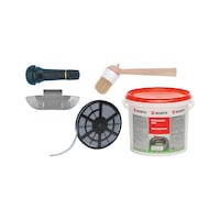 Tyre changing set 1,206 pieces