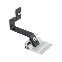 Gancio Solar vario regolabile per tetto Alluminio (EN-AW-6082 T6)