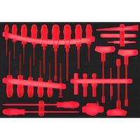 Foam insert for screwdriver PIA 28 pcs