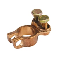 Battery terminal clamp straight w/o screw