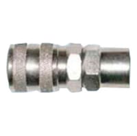 Quick-action coupling high-pressure female thread