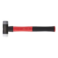 STRONG reinforced soft-face hammer with nylon/polyurethane combination